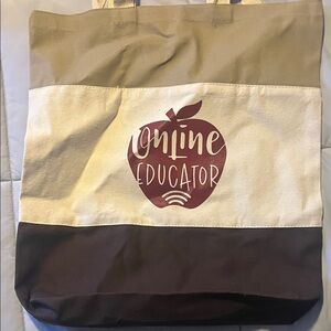Online Educator Canvas Tote Bag